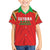 Custom Guyana Cricket Family Matching Off Shoulder Maxi Dress and Hawaiian Shirt Go Amazon Warriors
