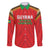 Custom Guyana Cricket Family Matching Off Shoulder Short Dress and Hawaiian Shirt Go Amazon Warriors