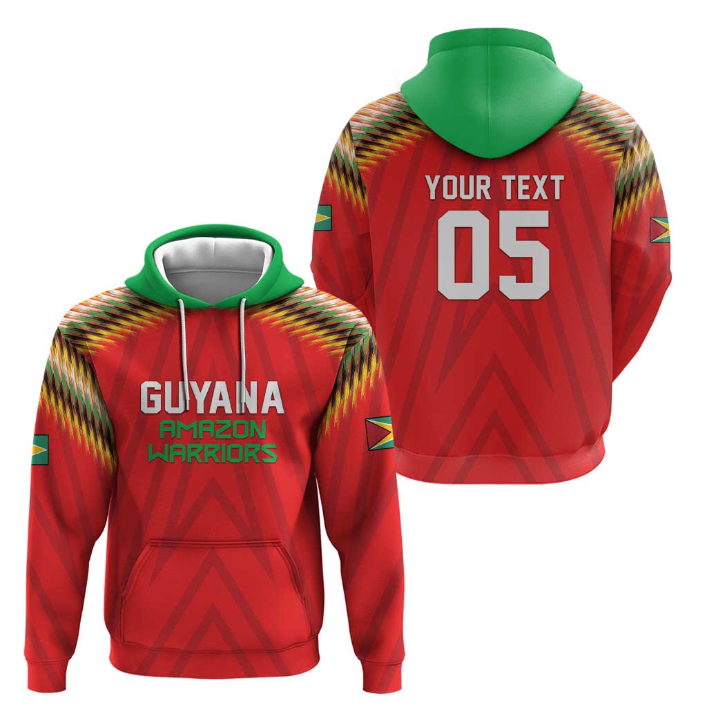 Custom Guyana Cricket Hoodie Go Amazon Warriors