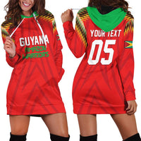 Custom Guyana Cricket Hoodie Dress Go Amazon Warriors