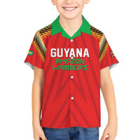 Custom Guyana Cricket Kid Hawaiian Shirt Go Amazon Warriors