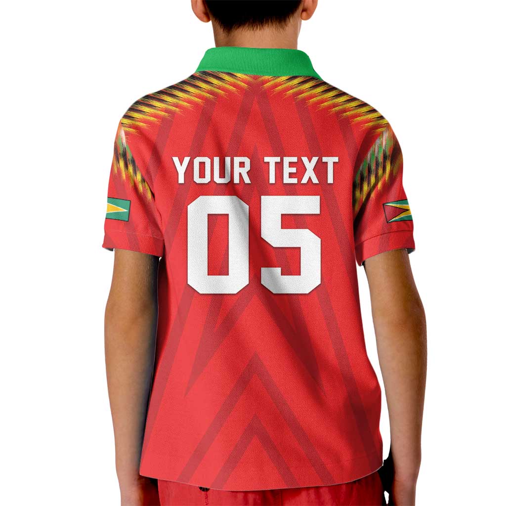 Custom Guyana Cricket Kid Polo Shirt Go Amazon Warriors