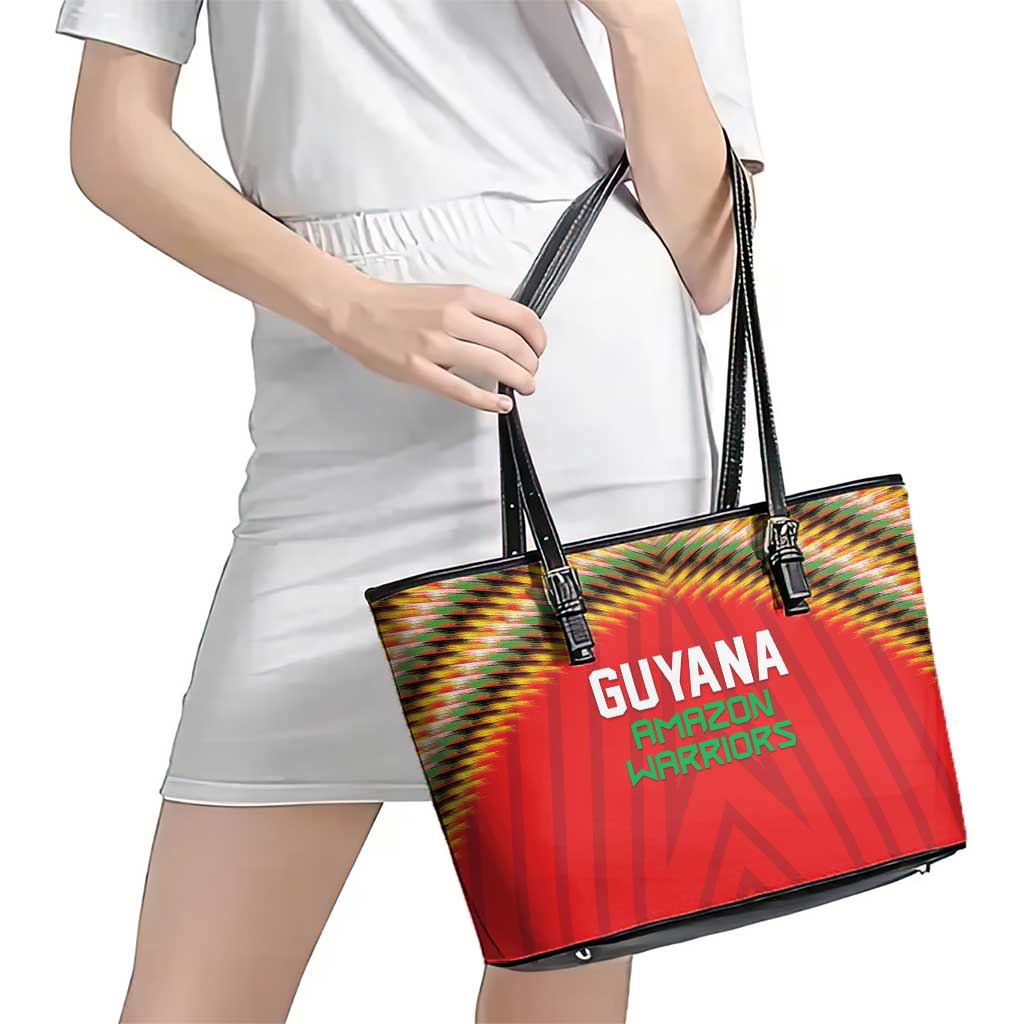Guyana Cricket Leather Tote Bag Go Amazon Warriors
