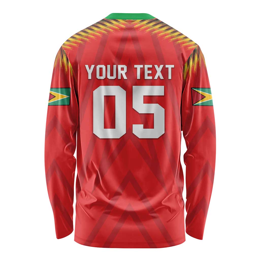 Custom Guyana Cricket Long Sleeve Shirt Go Amazon Warriors