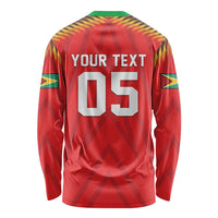 Custom Guyana Cricket Long Sleeve Shirt Go Amazon Warriors