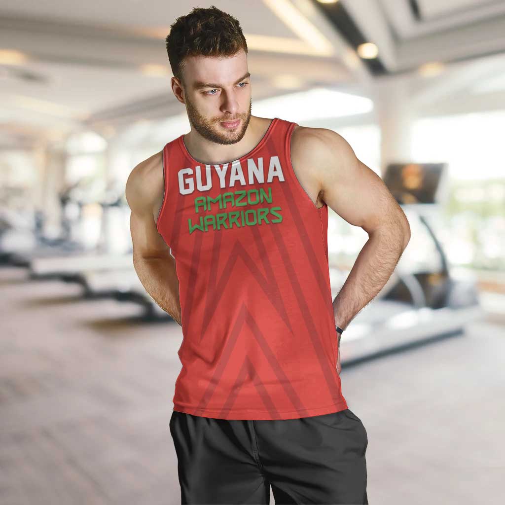 Custom Guyana Cricket Men Tank Top Go Amazon Warriors