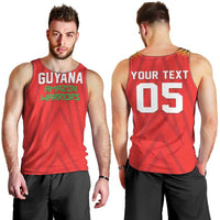 Custom Guyana Cricket Men Tank Top Go Amazon Warriors