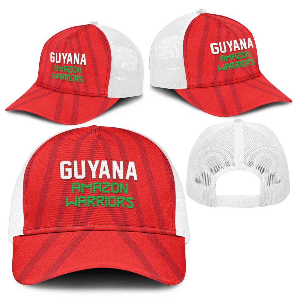 Guyana Cricket Mesh Trucker Cap Go Amazon Warriors - Wonder Print Shop