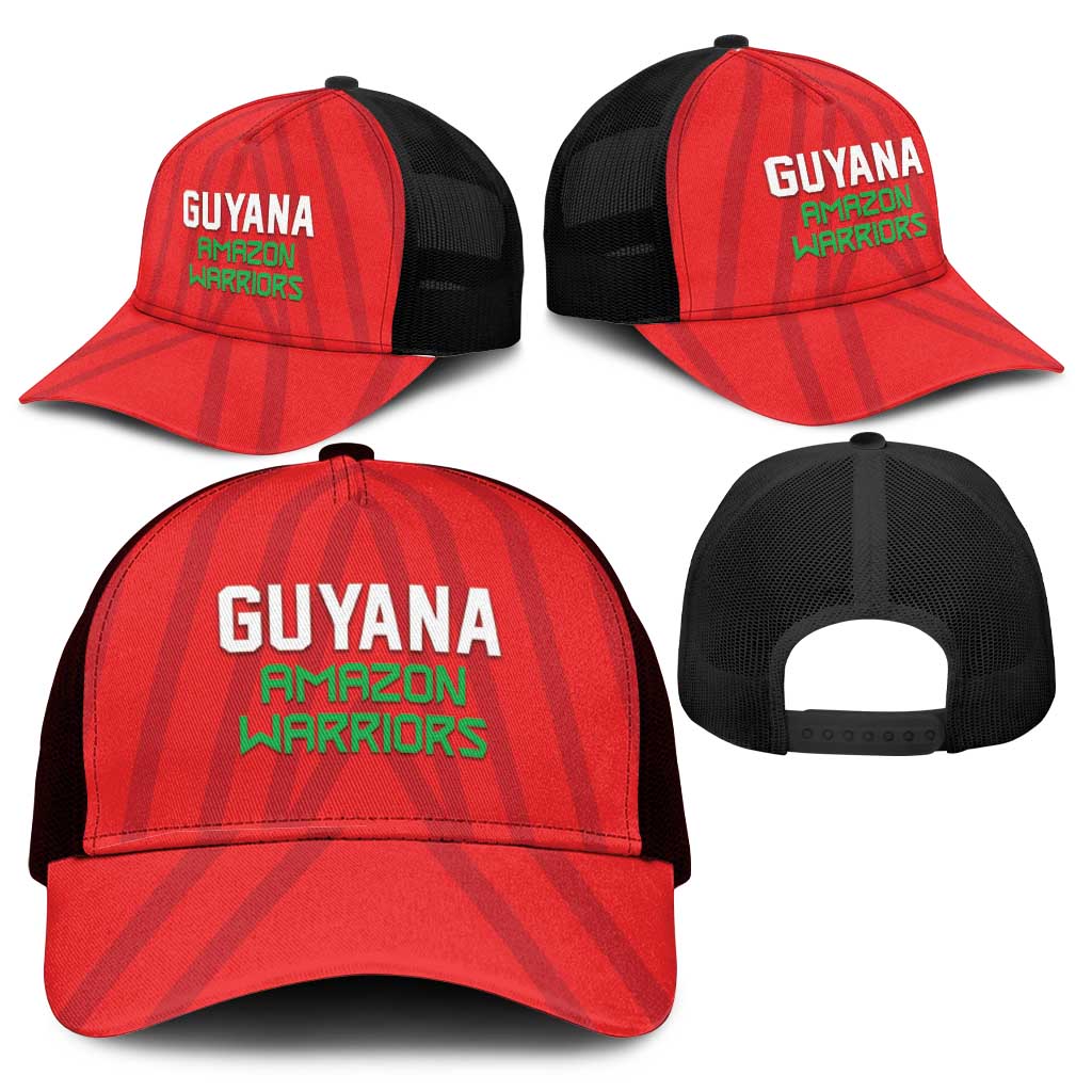 Guyana Cricket Mesh Trucker Cap Go Amazon Warriors - Wonder Print Shop