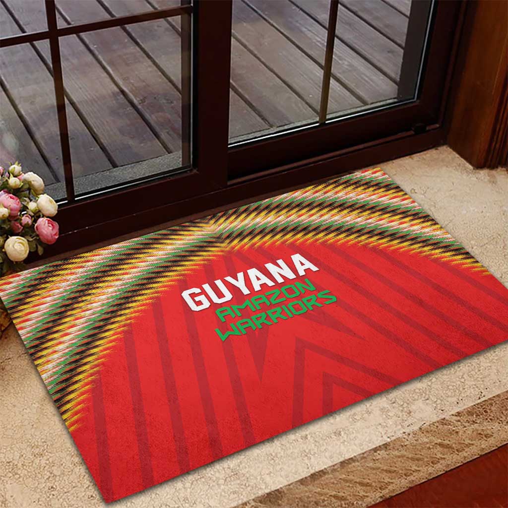 Guyana Cricket Rubber Doormat Go Amazon Warriors