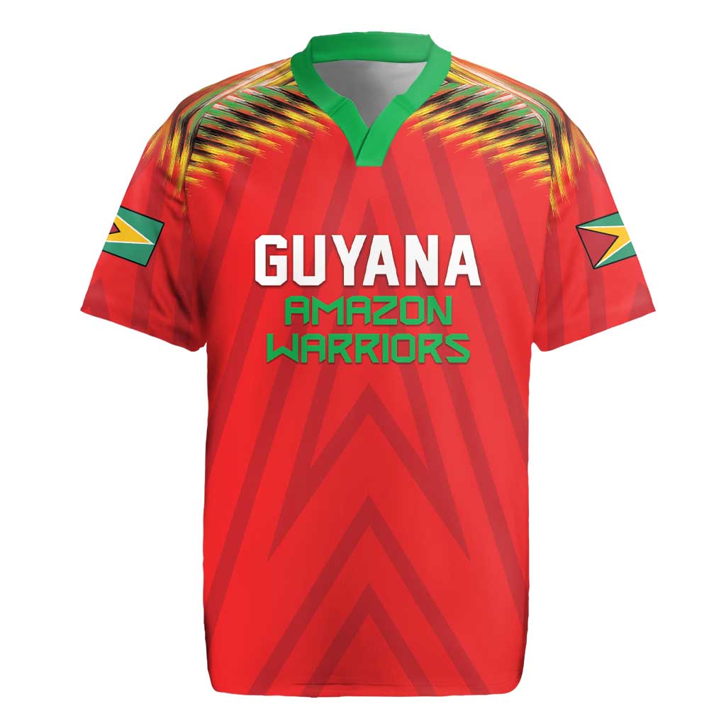 Custom Guyana Cricket Rugby Jersey Go Amazon Warriors