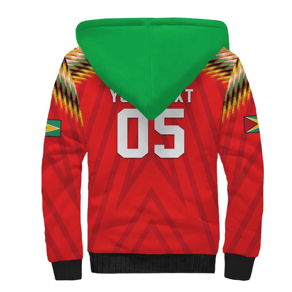Custom Guyana Cricket Sherpa Hoodie Go Amazon Warriors