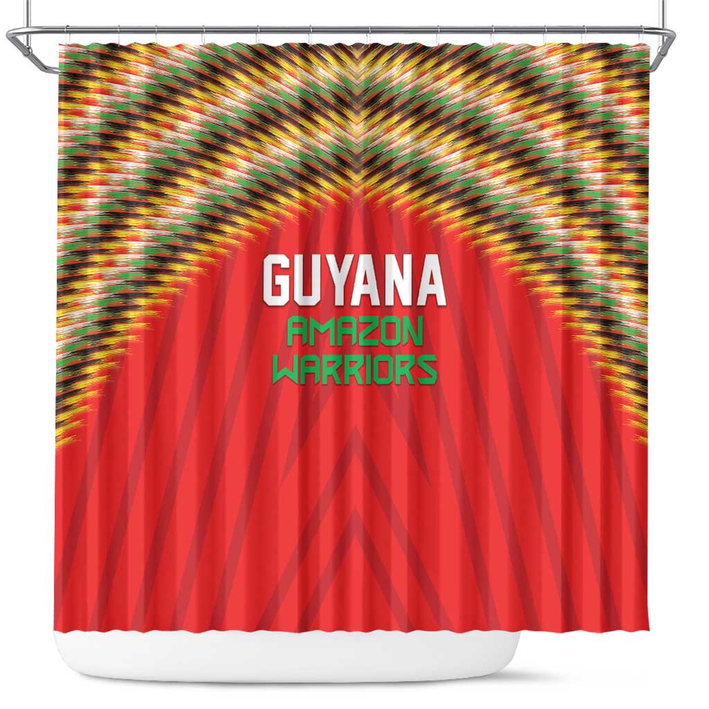 Guyana Cricket Shower Curtain Go Amazon Warriors