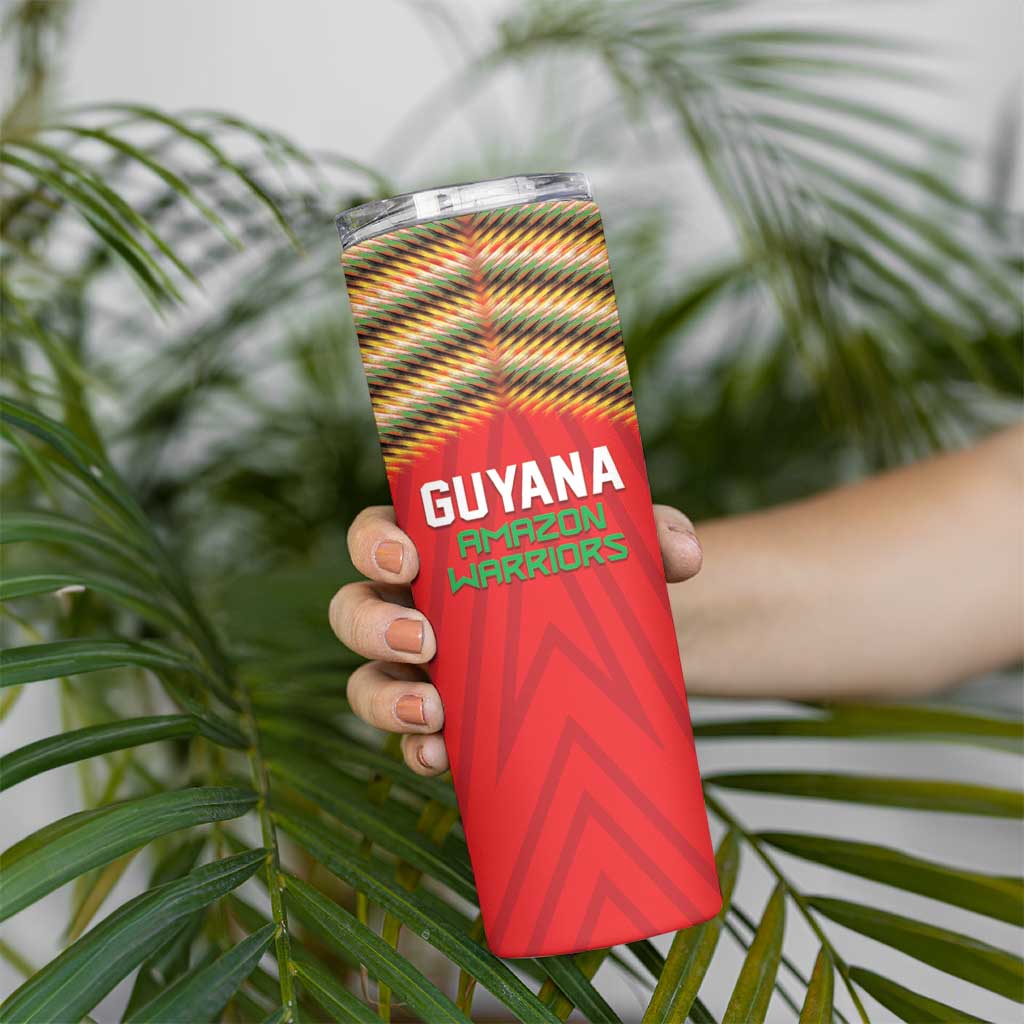 Custom Guyana Cricket Skinny Tumbler Go Amazon Warriors