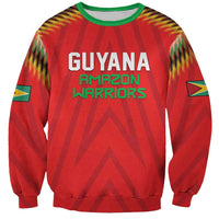 Custom Guyana Cricket Sweatshirt Go Amazon Warriors