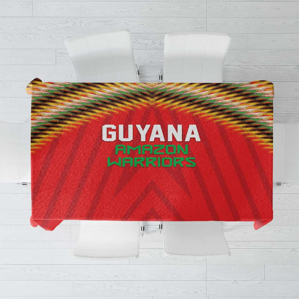 Guyana Cricket Tablecloth Go Amazon Warriors