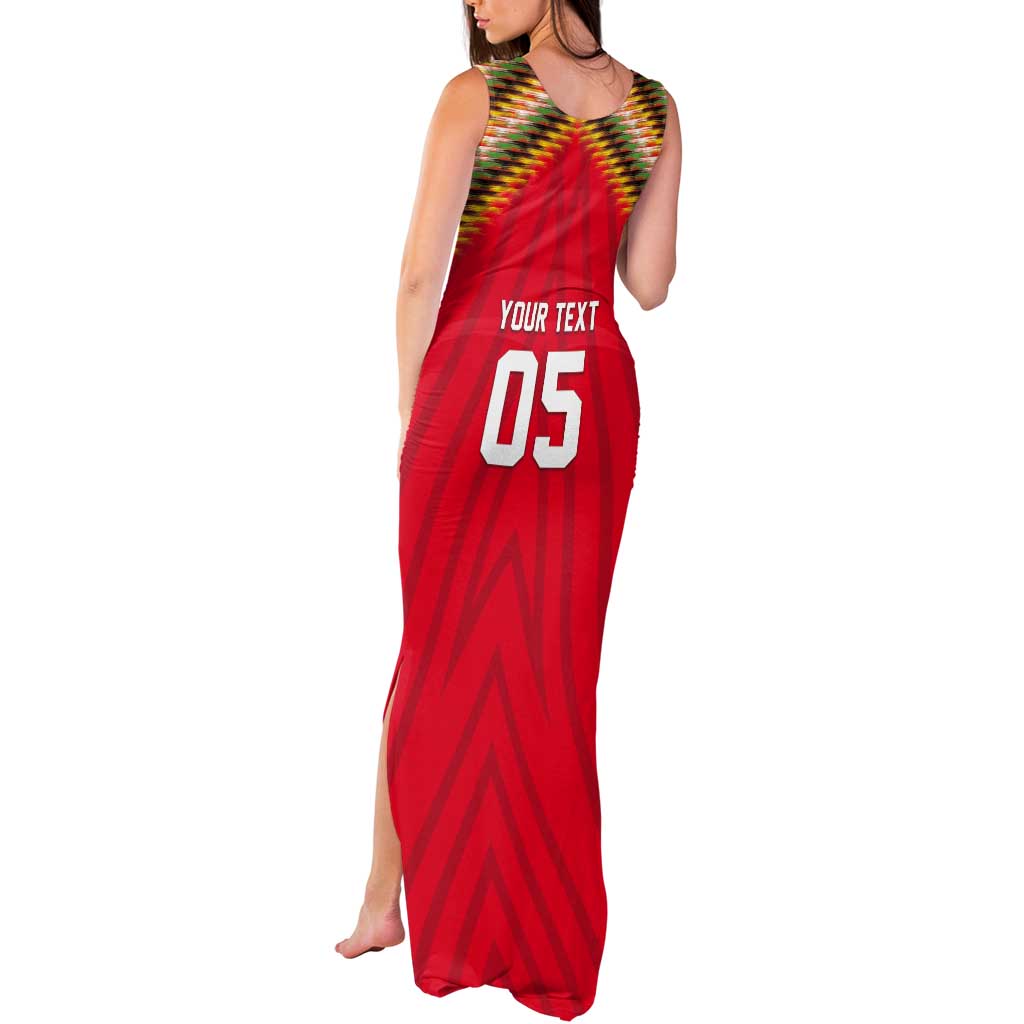 Custom Guyana Cricket Tank Maxi Dress Go Amazon Warriors