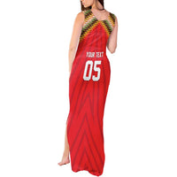 Custom Guyana Cricket Tank Maxi Dress Go Amazon Warriors