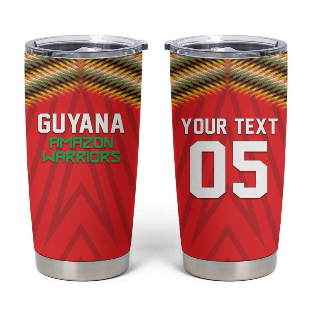 Custom Guyana Cricket Tumbler Cup Go Amazon Warriors
