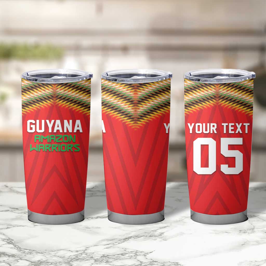 Custom Guyana Cricket Tumbler Cup Go Amazon Warriors