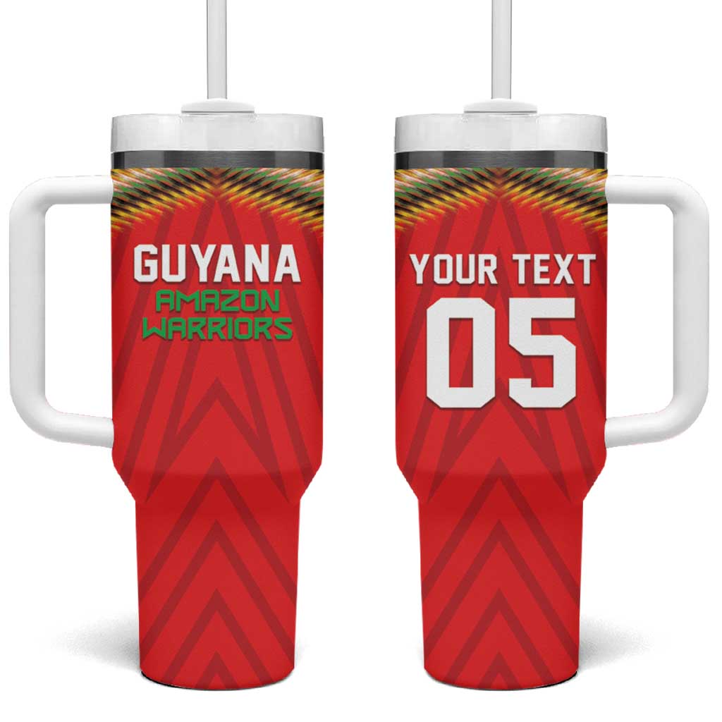 Custom Guyana Cricket Tumbler With Handle Go Amazon Warriors