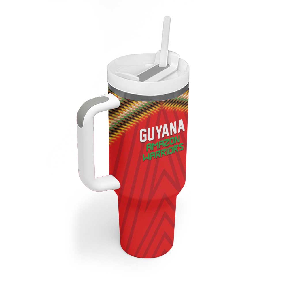Custom Guyana Cricket Tumbler With Handle Go Amazon Warriors