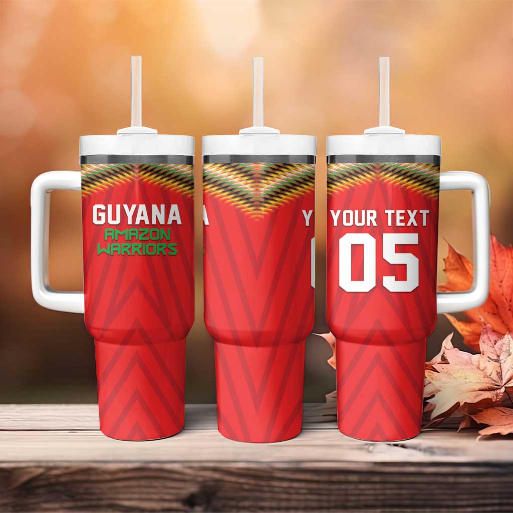 Custom Guyana Cricket Tumbler With Handle Go Amazon Warriors