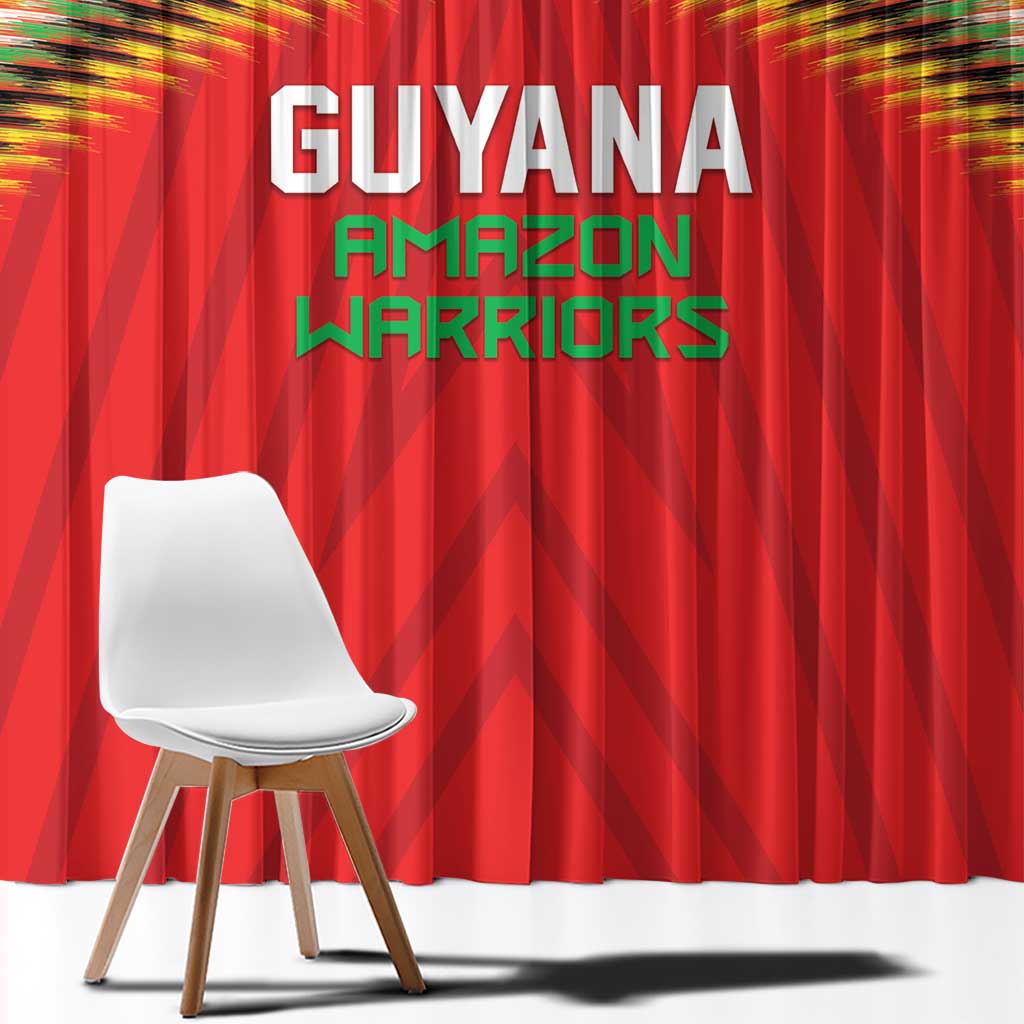 Guyana Cricket Window Curtain Go Amazon Warriors