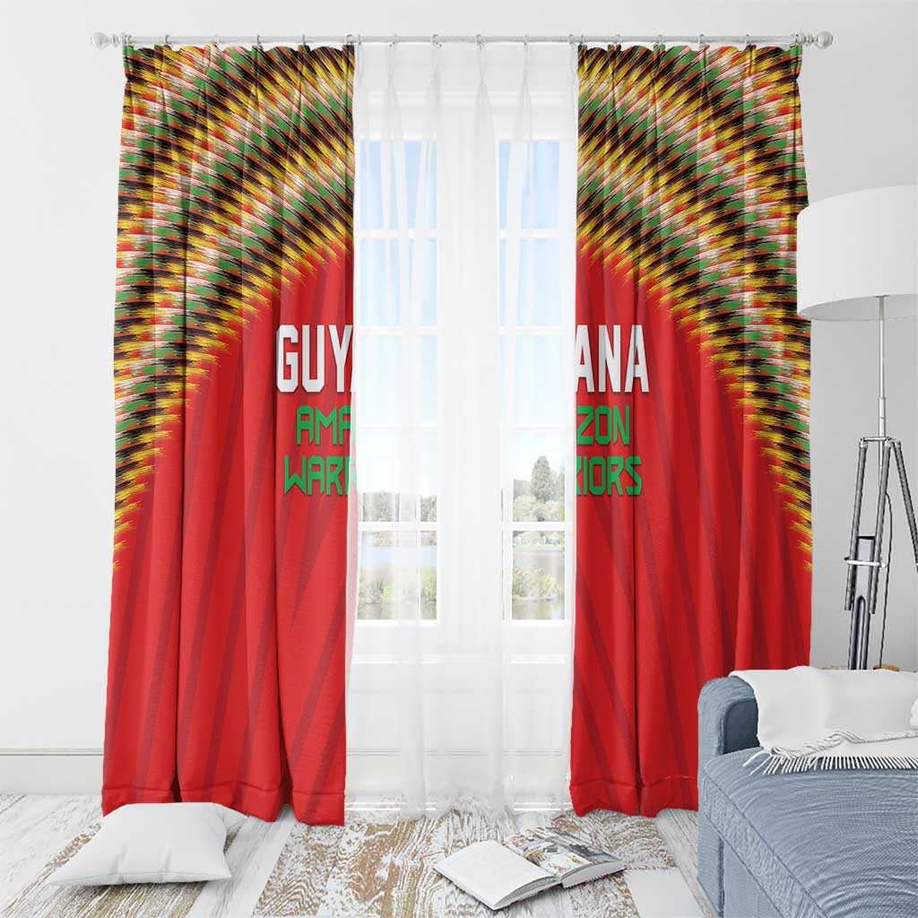 Guyana Cricket Window Curtain Go Amazon Warriors