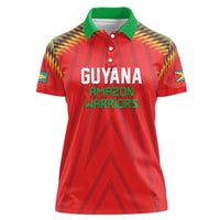 Custom Guyana Cricket Women Polo Shirt Go Amazon Warriors
