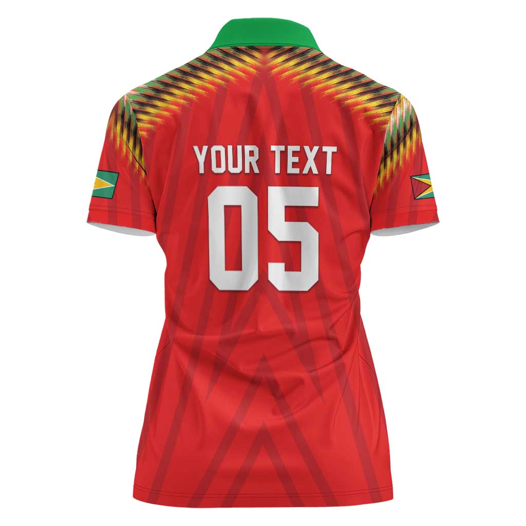 Custom Guyana Cricket Women Polo Shirt Go Amazon Warriors