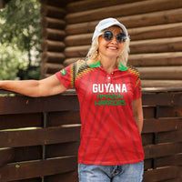 Custom Guyana Cricket Women Polo Shirt Go Amazon Warriors