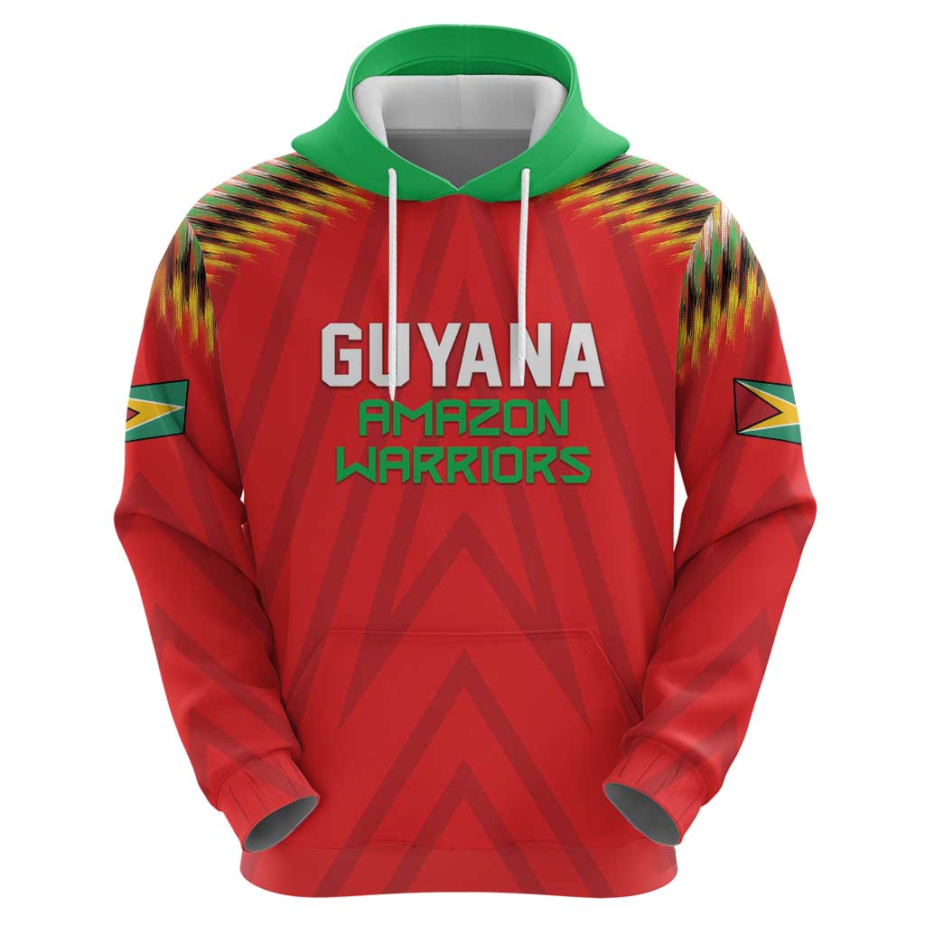 Custom Guyana Cricket Zip Hoodie Go Amazon Warriors