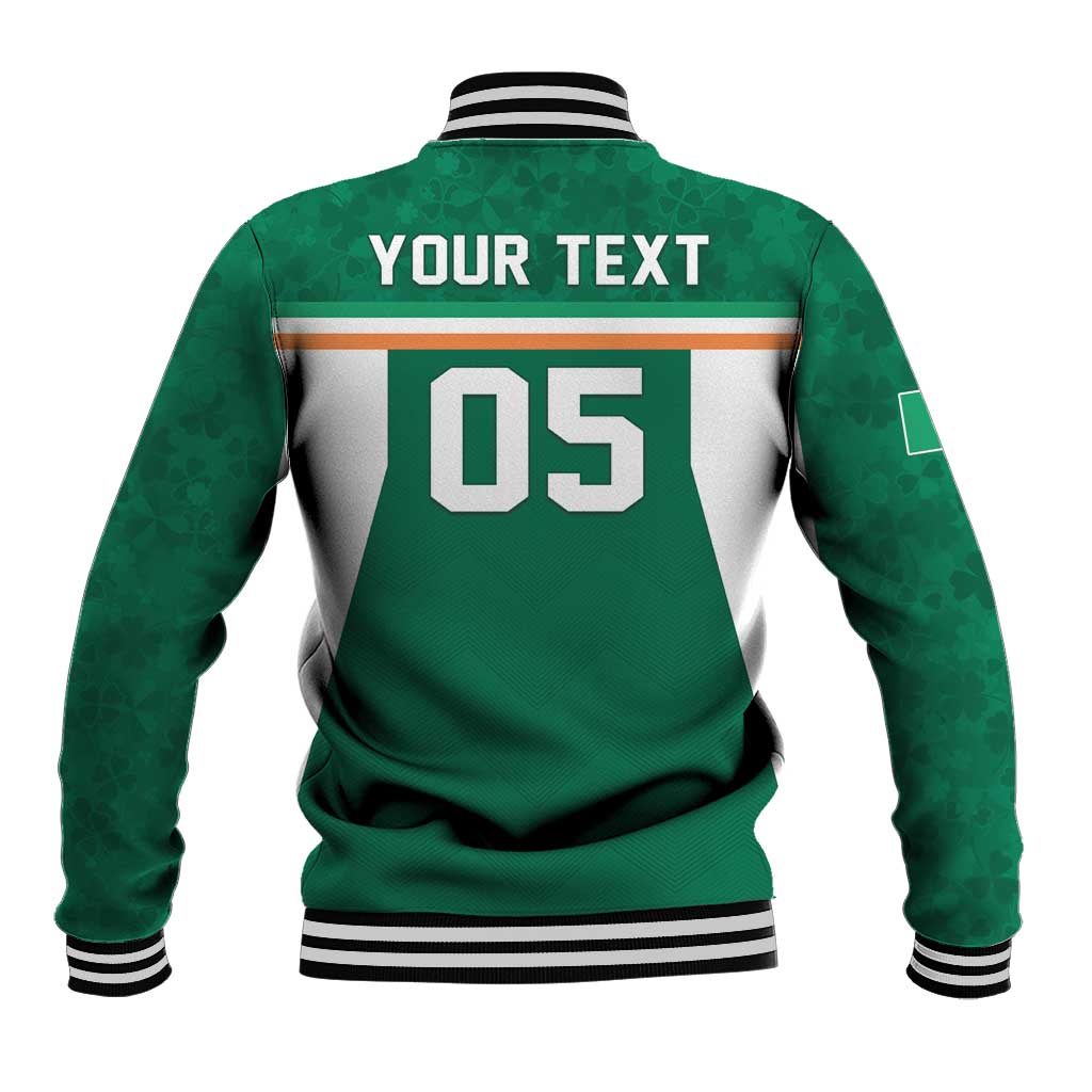 Custom Ireland Rugby Baseball Jacket Old Retro Style