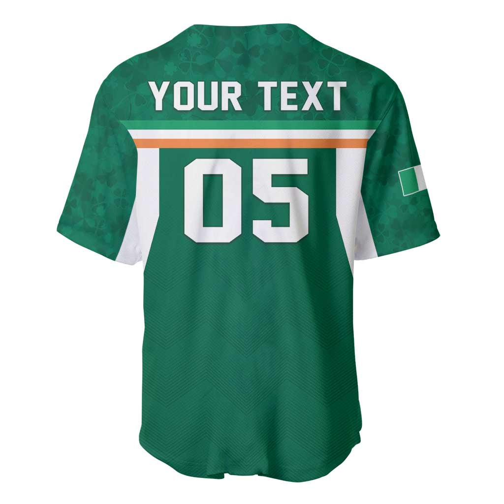 Custom Ireland Rugby Baseball Jersey Old Retro Style