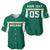 Custom Ireland Rugby Baseball Jersey Old Retro Style