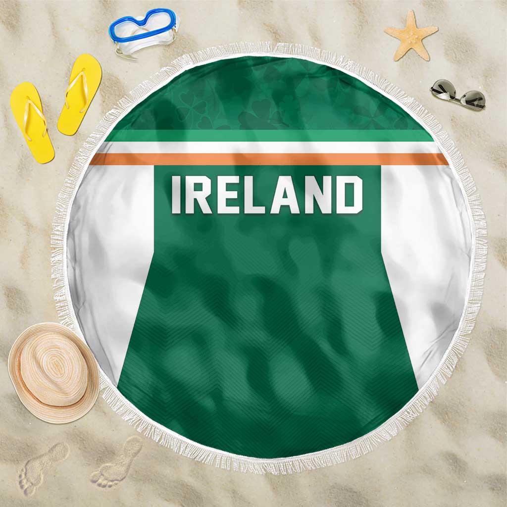Ireland Rugby Beach Blanket Old Retro Style