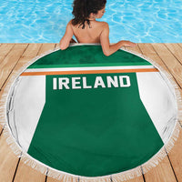 Ireland Rugby Beach Blanket Old Retro Style