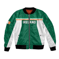 Custom Ireland Rugby Bomber Jacket Old Retro Style