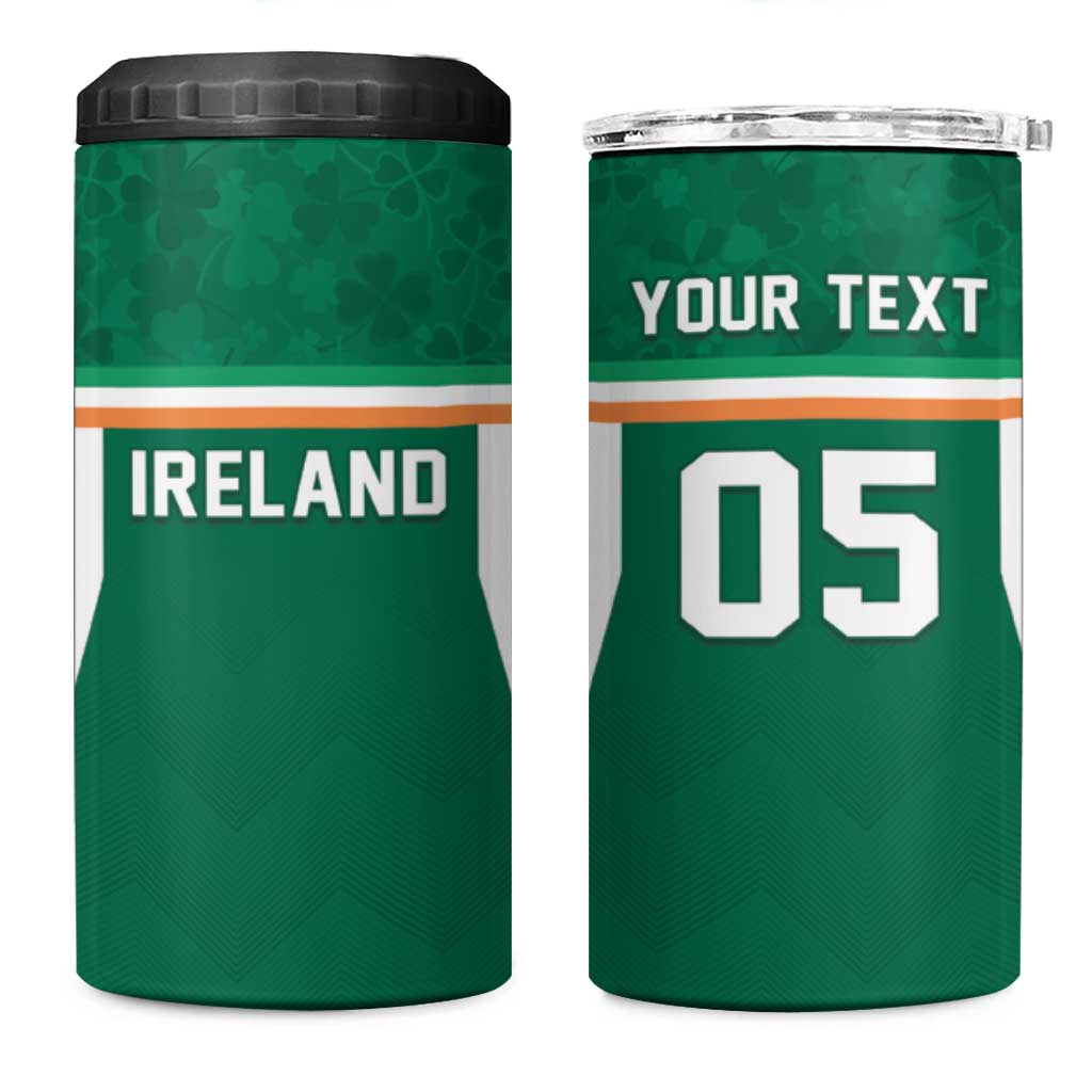 Custom Ireland Rugby 4 in 1 Can Cooler Tumbler Old Retro Style