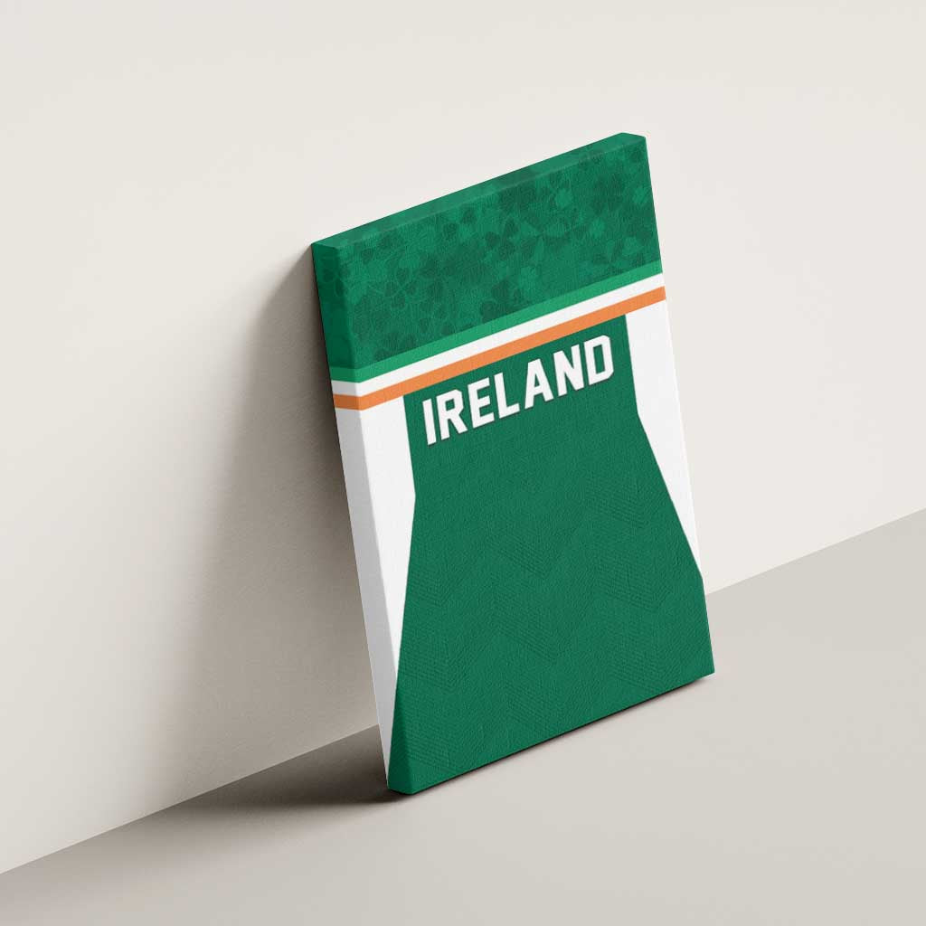 Ireland Rugby Canvas Wall Art Old Retro Style