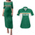 Custom Ireland Rugby Couples Matching Puletasi and Hawaiian Shirt Old Retro Style
