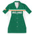 Custom Ireland Rugby Family Matching Mermaid Dress and Hawaiian Shirt Old Retro Style