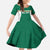 Custom Ireland Rugby Family Matching Off Shoulder Maxi Dress and Hawaiian Shirt Old Retro Style