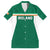 Custom Ireland Rugby Family Matching Puletasi and Hawaiian Shirt Old Retro Style