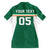 Custom Ireland Rugby Family Matching Puletasi and Hawaiian Shirt Old Retro Style