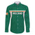 Custom Ireland Rugby Family Matching Puletasi and Hawaiian Shirt Old Retro Style