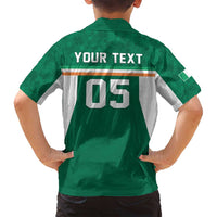 Custom Ireland Rugby Family Matching Tank Maxi Dress and Hawaiian Shirt Old Retro Style