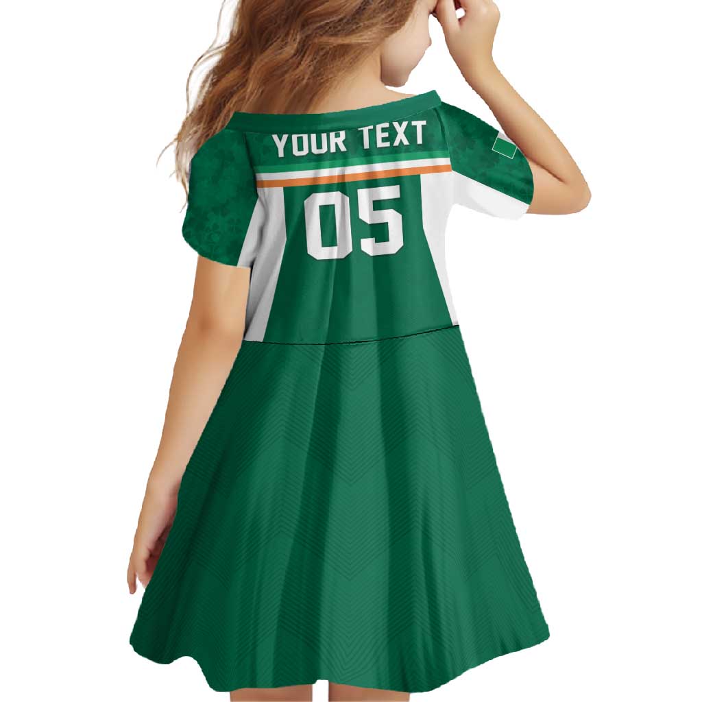 Custom Ireland Rugby Family Matching Tank Maxi Dress and Hawaiian Shirt Old Retro Style