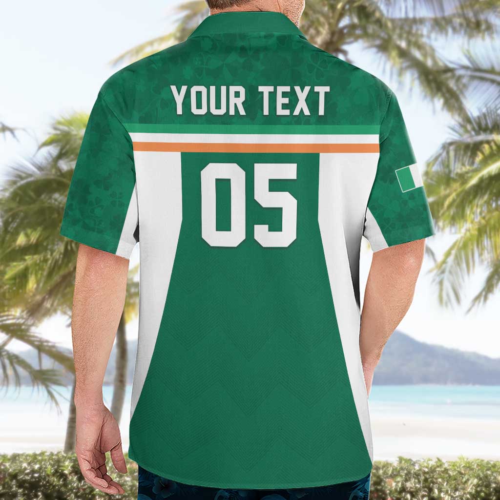 Custom Ireland Rugby Hawaiian Shirt Old Retro Style